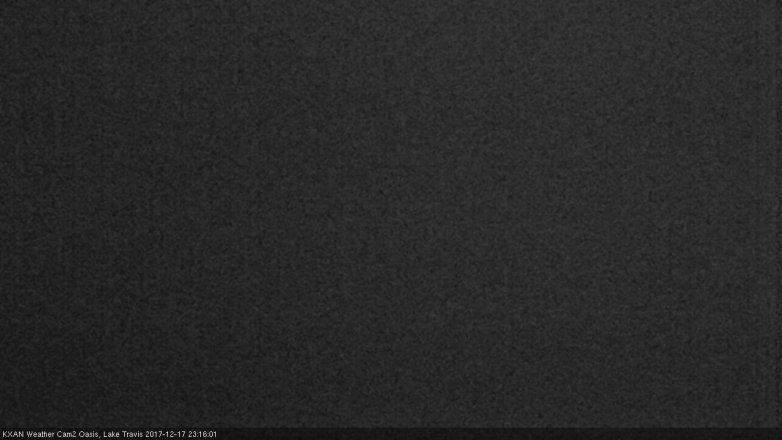 Lake Travis webcam, December 17, 2017 10:45 PM CT