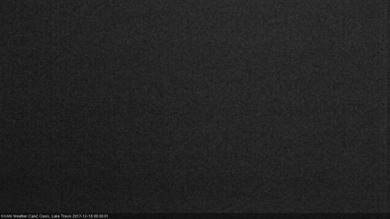 Lake Travis webcam, December 17, 2017 11:35 PM CT