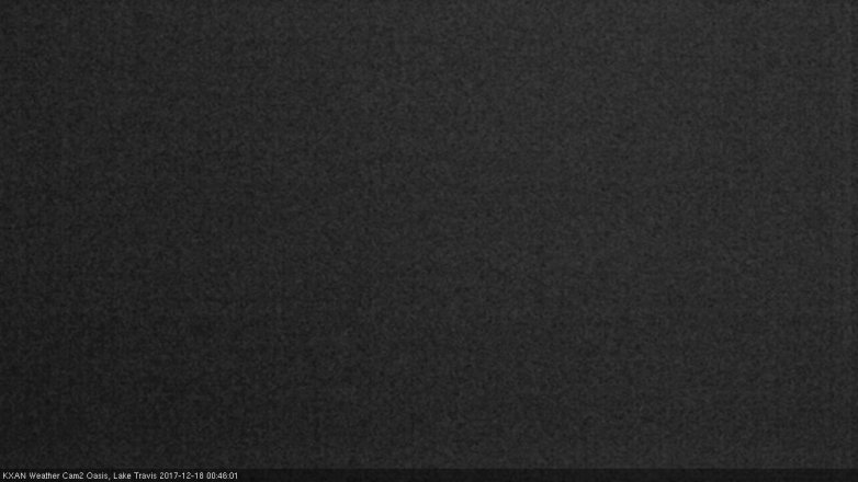 Lake Travis webcam, December 17, 2017 11:55 PM CT