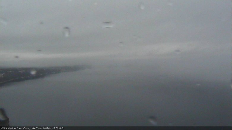 Lake Travis webcam, December 19, 2017 9:00 AM CT