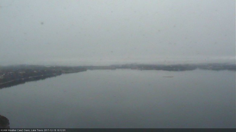 Lake Travis webcam, December 19, 2017 9:20 AM CT
