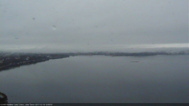 Lake Travis webcam, December 19, 2017 9:30 AM CT