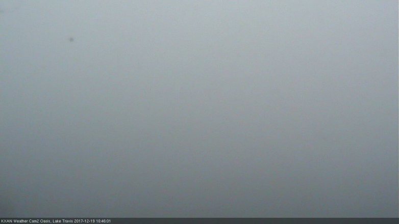 Lake Travis webcam, December 19, 2017 9:50 AM CT