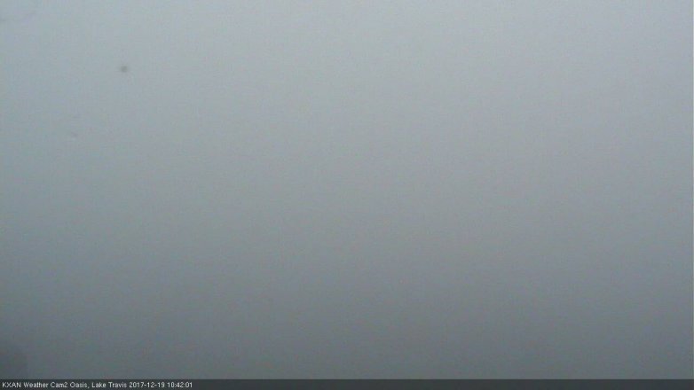 Lake Travis webcam, December 19, 2017 9:55 AM CT