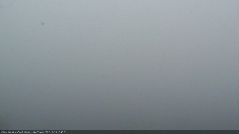 Lake Travis webcam, December 19, 2017 10:00 AM CT