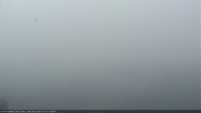 Lake Travis webcam, December 19, 2017 10:05 AM CT