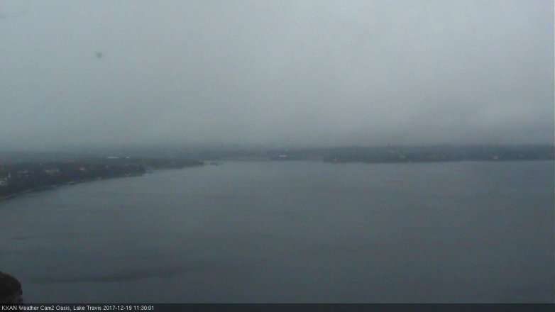 Lake Travis webcam, December 19, 2017 10:35 AM CT