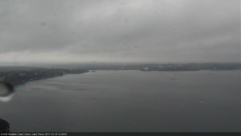 Lake Travis webcam, December 19, 2017 1:00 PM CT