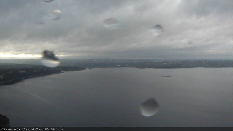 Lake Travis webcam, December 19, 2017 3:15 PM CT