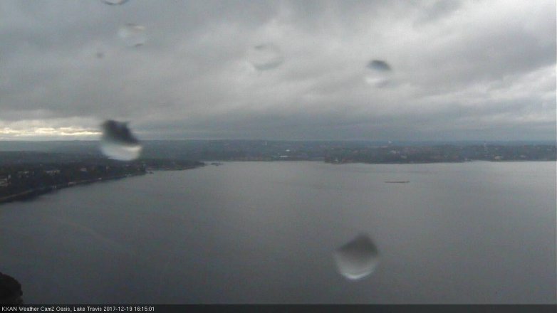 Lake Travis webcam, December 19, 2017 3:20 PM CT