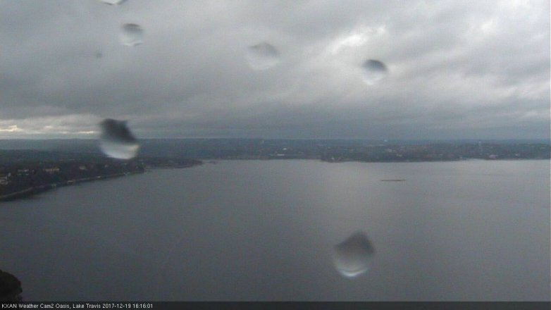 Lake Travis webcam, December 19, 2017 3:35 PM CT