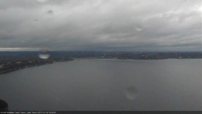 Lake Travis webcam, December 19, 2017 3:45 PM CT