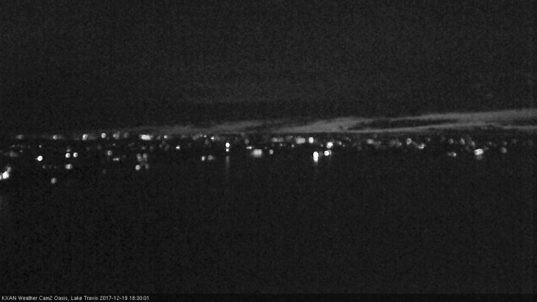 Lake Travis webcam, December 19, 2017 5:40 PM CT