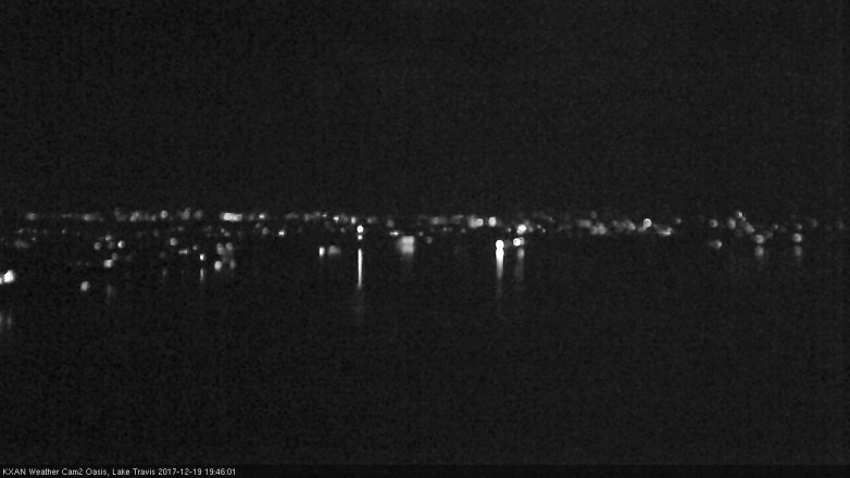 Lake Travis webcam, December 19, 2017 7:10 PM CT
