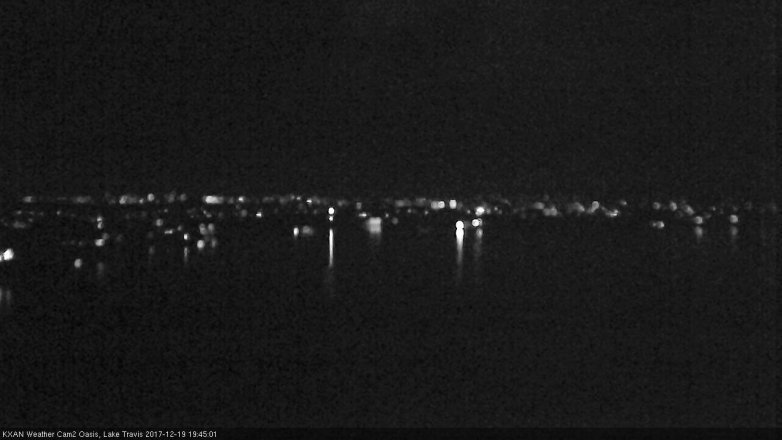 Lake Travis webcam, December 19, 2017 7:15 PM CT