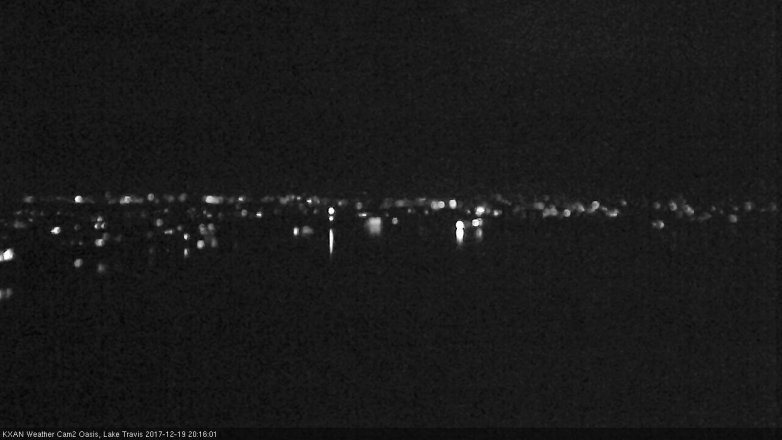 Lake Travis webcam, December 19, 2017 7:35 PM CT
