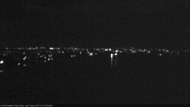 Lake Travis webcam, December 19, 2017 7:55 PM CT