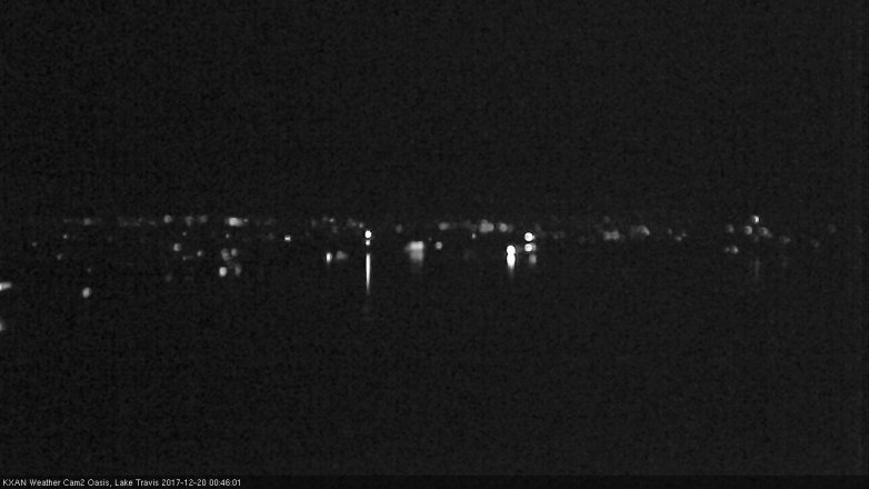 Lake Travis webcam, December 19, 2017 12:00 AM CT
