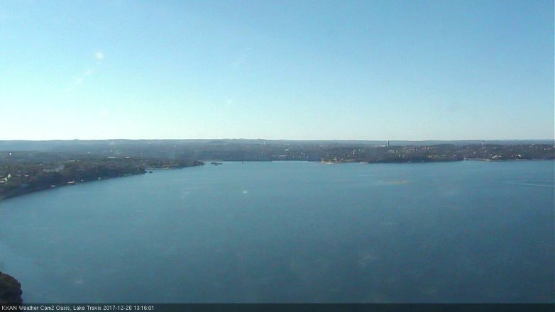 Lake Travis webcam, December 20, 2017 12:35 PM CT