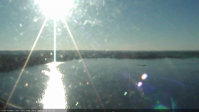 Lake Travis webcam, December 20, 2017 3:30 PM CT