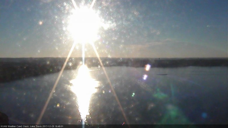 Lake Travis webcam, December 20, 2017 4:05 PM CT