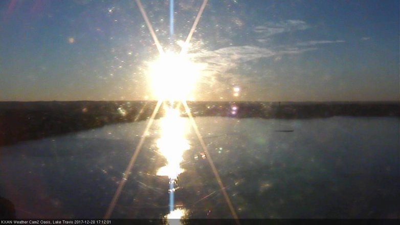 Lake Travis webcam, December 20, 2017 4:30 PM CT