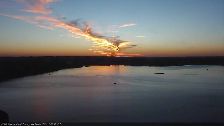 Lake Travis webcam, December 20, 2017 5:00 PM CT