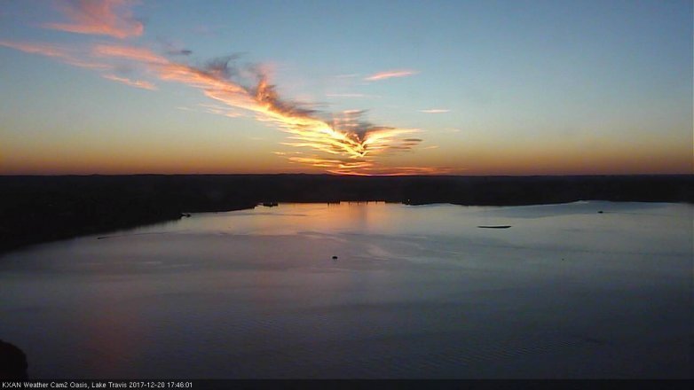Lake Travis webcam, December 20, 2017 5:15 PM CT