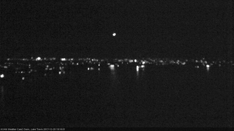 Lake Travis webcam, December 20, 2017 6:20 PM CT