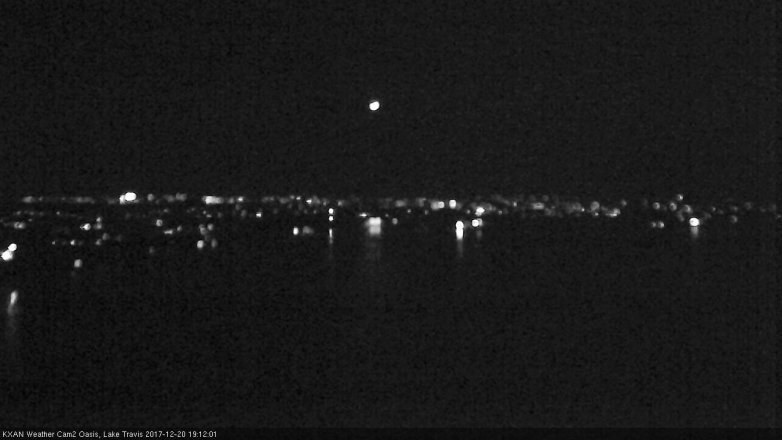 Lake Travis webcam, December 20, 2017 6:40 PM CT