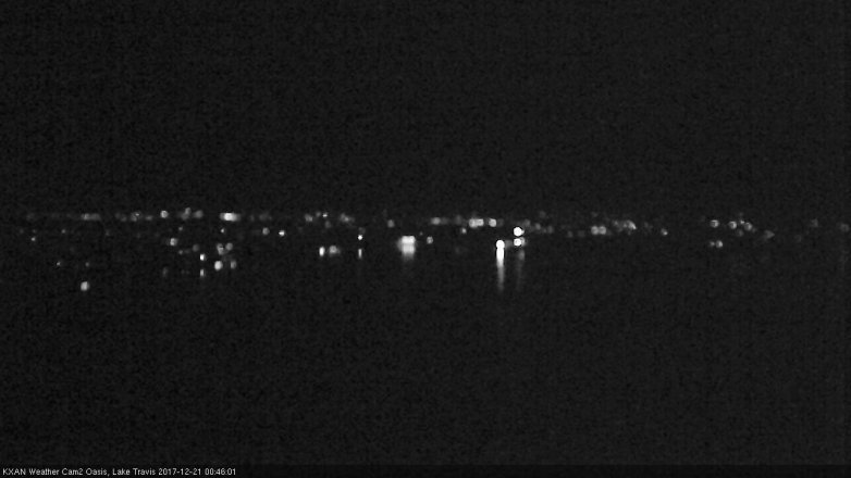 Lake Travis webcam, December 20, 2017 12:00 AM CT
