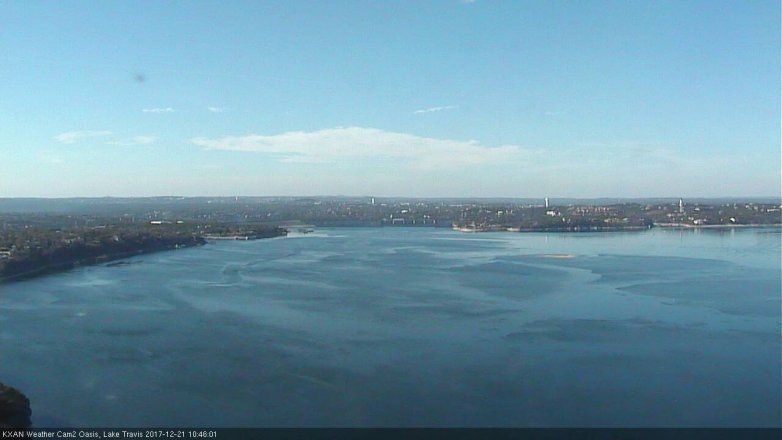 Lake Travis webcam, December 21, 2017 10:05 AM CT