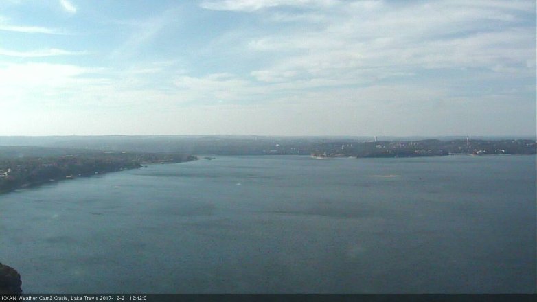 Lake Travis webcam, December 21, 2017 12:10 PM CT
