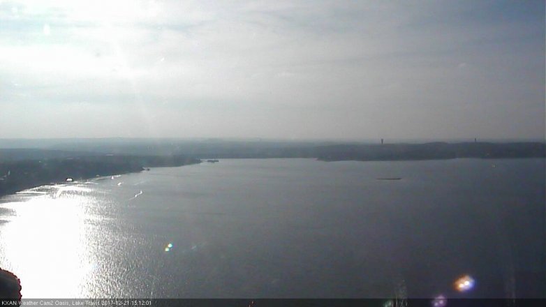 Lake Travis webcam, December 21, 2017 2:15 PM CT