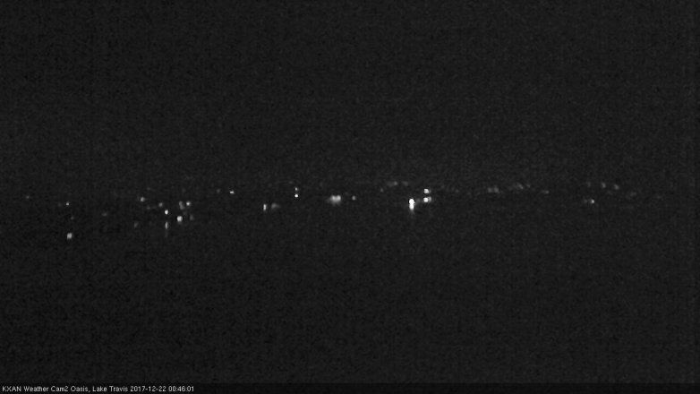 Lake Travis webcam, December 21, 2017 12:00 AM CT