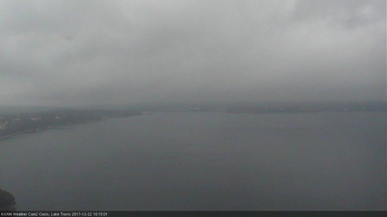 Lake Travis webcam, December 22, 2017 9:30 AM CT