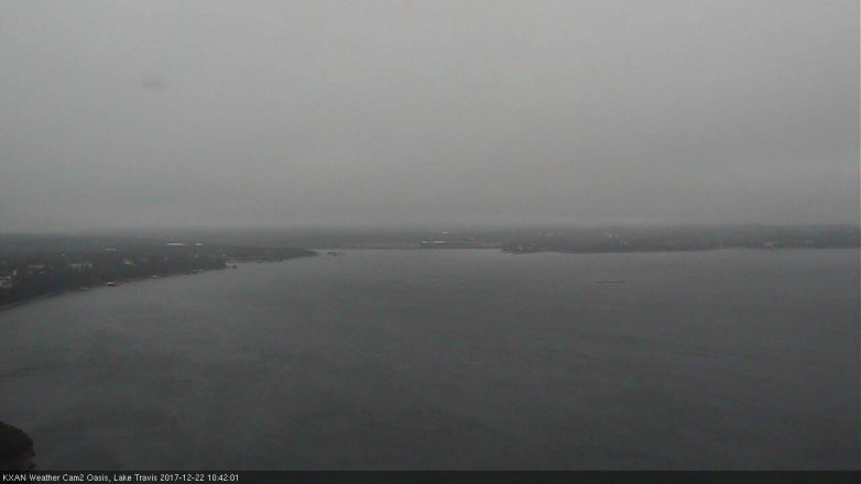 Lake Travis webcam, December 22, 2017 9:55 AM CT