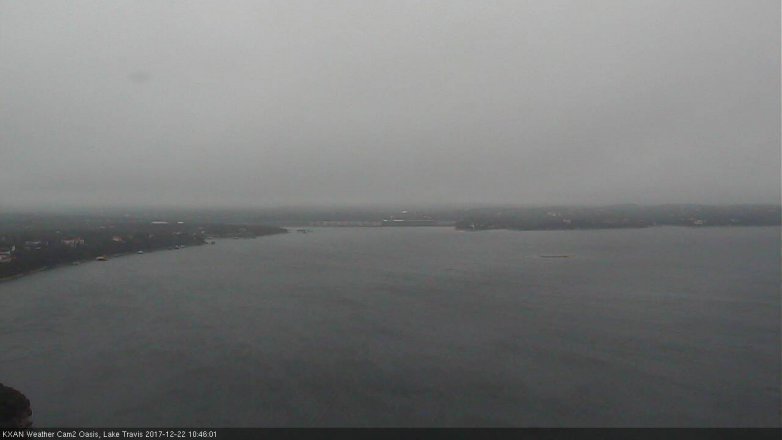 Lake Travis webcam, December 22, 2017 10:15 AM CT