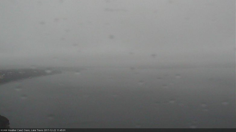 Lake Travis webcam, December 22, 2017 11:05 AM CT