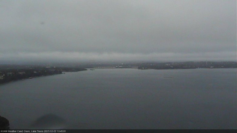 Lake Travis webcam, December 22, 2017 1:00 PM CT