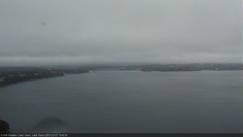 Lake Travis webcam, December 22, 2017 1:05 PM CT