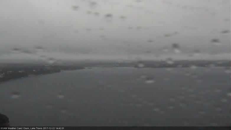 Lake Travis webcam, December 22, 2017 2:05 PM CT