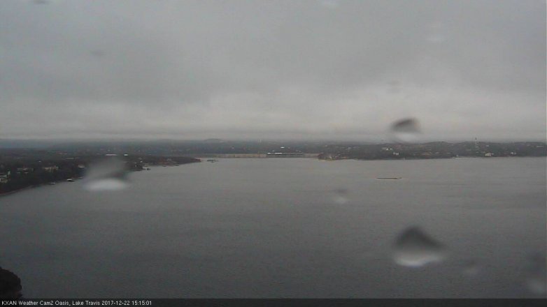 Lake Travis webcam, December 22, 2017 2:40 PM CT