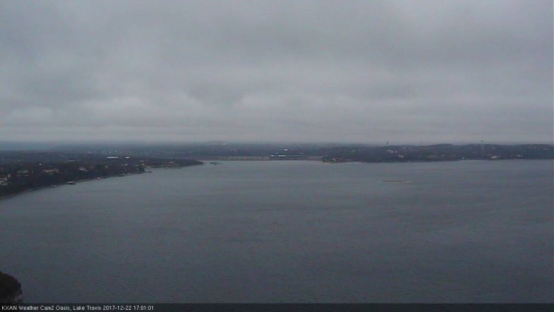 Lake Travis webcam, December 22, 2017 4:25 PM CT