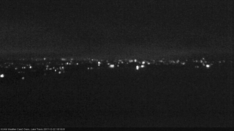 Lake Travis webcam, December 22, 2017 5:20 PM CT