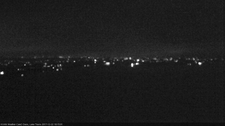 Lake Travis webcam, December 22, 2017 5:30 PM CT