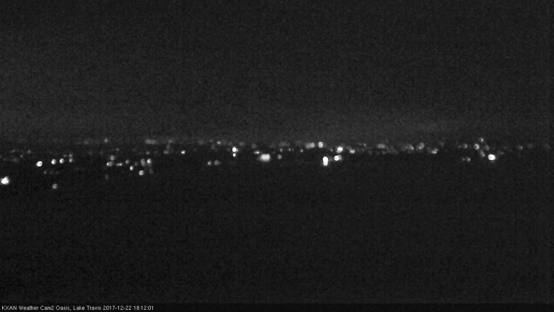 Lake Travis webcam, December 22, 2017 5:40 PM CT