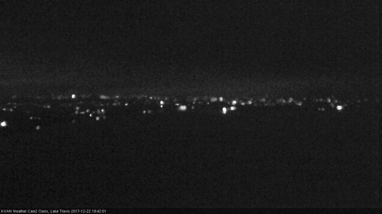 Lake Travis webcam, December 22, 2017 5:45 PM CT