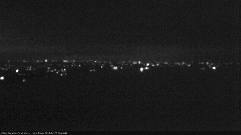 Lake Travis webcam, December 22, 2017 6:05 PM CT