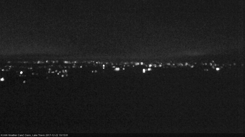 Lake Travis webcam, December 22, 2017 6:35 PM CT